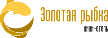 Логотип мини-отеля «Золотая рыбка»